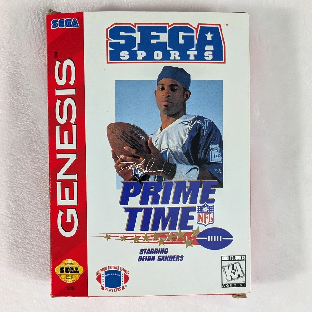 Sega Genesis Prime Time NFL (Untested)
